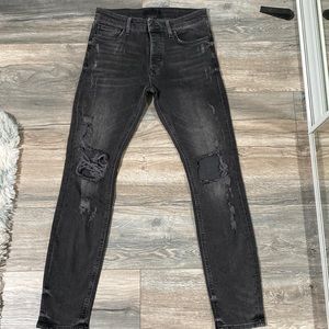 Zara style black jeans